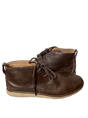 UGG Brown Freamon Chukka Boots Waterproof Lightweight Lace Up Mens Size 11